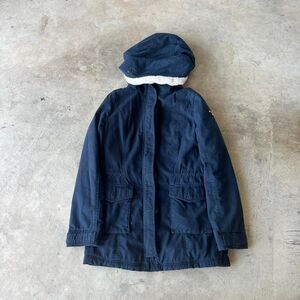 Navy blue Abercrombie & Fitch fleece lined parka coat #wintercoat Youth size L